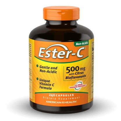 Ester-C with Bioflavonoids 500mg 240caps by American Health