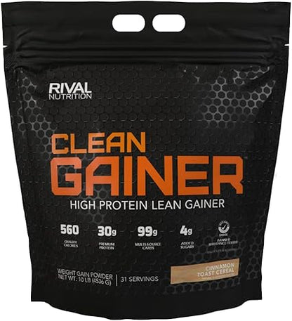 Clean Gainer Cinnamon Toast 10lb by Rival Nutrition