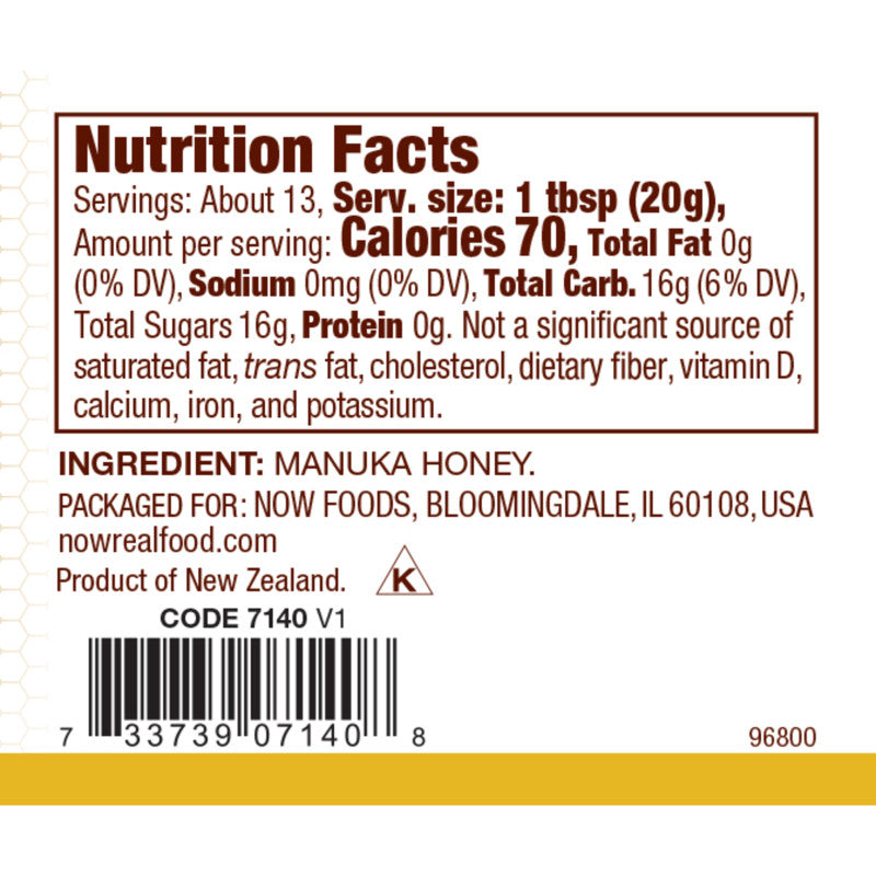 Manuka Honey 8.8oz by Now