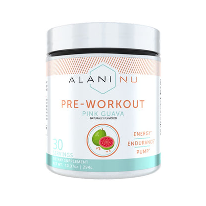 Pre-Workout Pink Guava by Alani Nu