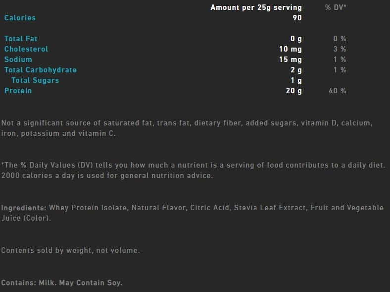 Isopure Infusions Tropical Punch by Nature's Best