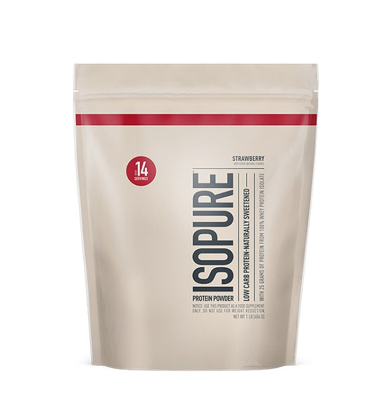 Isopure Natural Strawberry 1lb by Nature's Best