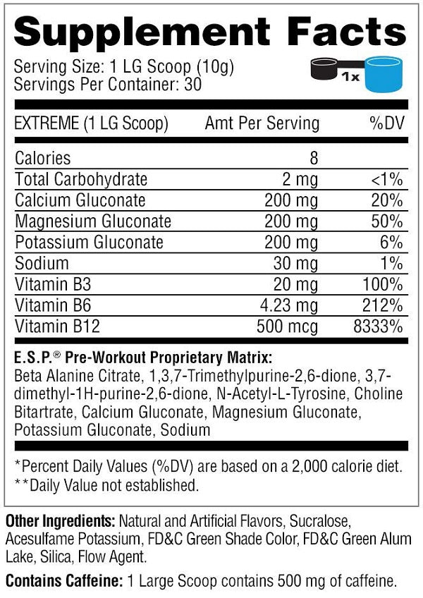 E.S.P. Green Apple by Metabolic Nutrition