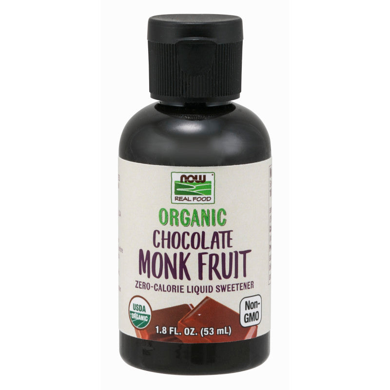 Monk Fruit Liquid Organic Chocolate 1.8oz by Now