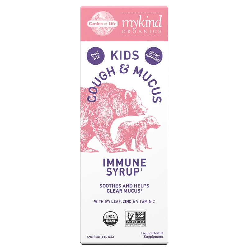 Kids Cough & Mucus Immune Syrup by Garden of Life