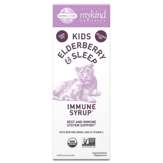 Kids Elderberry Sleep Immune Syrup by Garden of Life