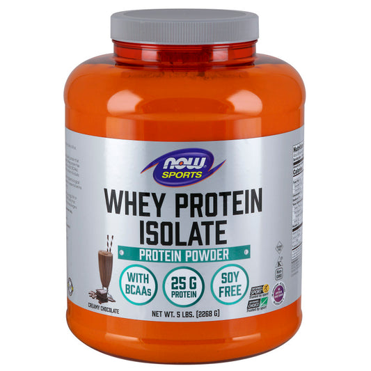 Whey Protein Isolate Chocolate 5lb by Now