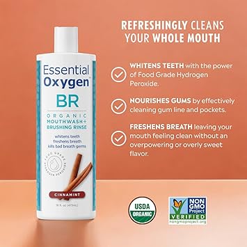 Brushing Rinse Cinnamint by Essential Oxygen