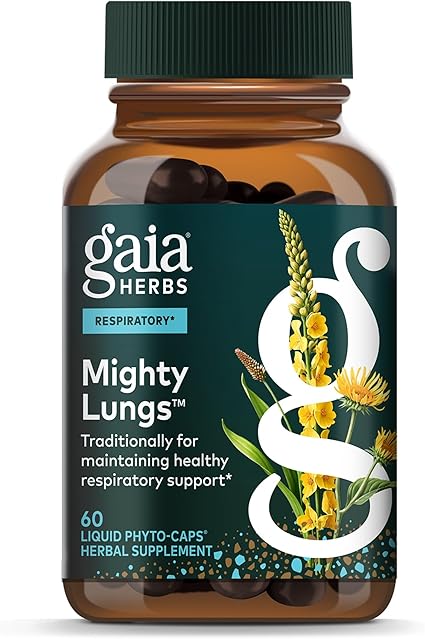 Mighty Lungs Liquid Caps by Gaia Herbs