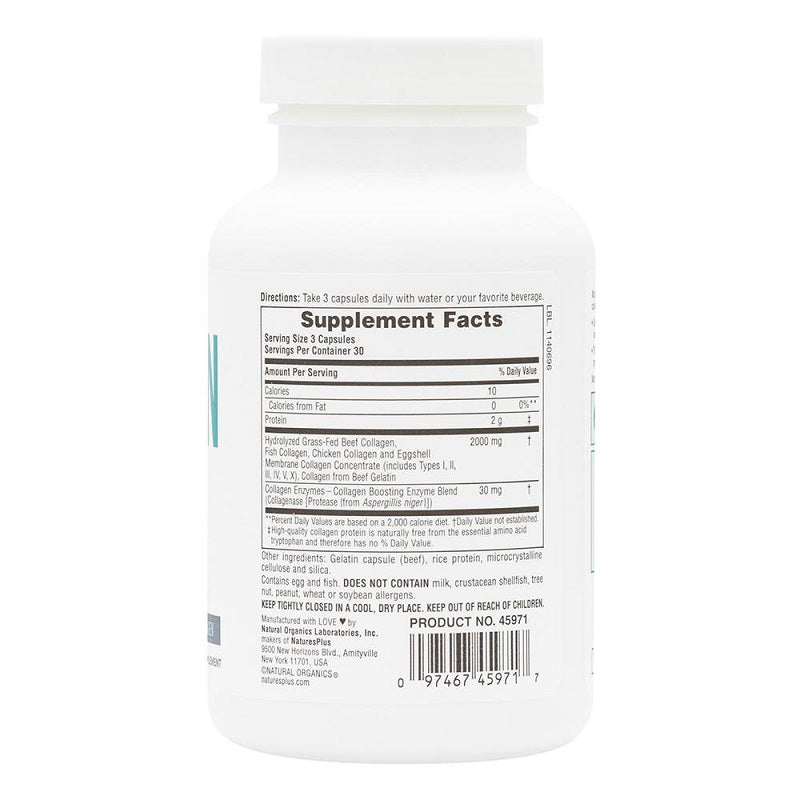 Collagen Peptides Capsules by NaturesPlus