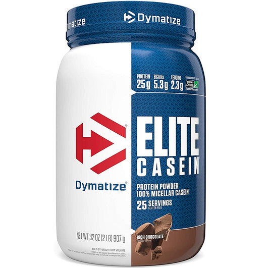 Elite Casein Rich Chocolate 2lb by Dymatize