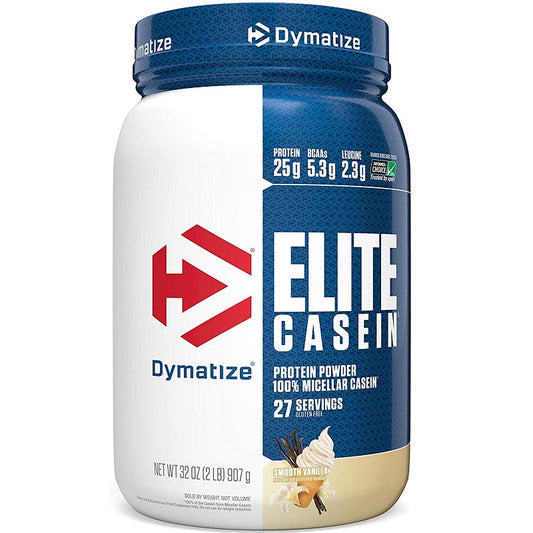 Elite Casein Smooth Vanilla 2lb by Dymatize