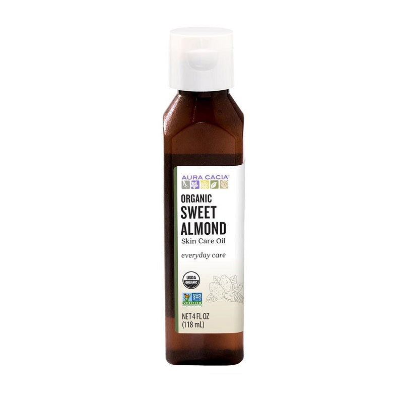 Almond Oil Sweet Organic 4oz by Aura Cacia