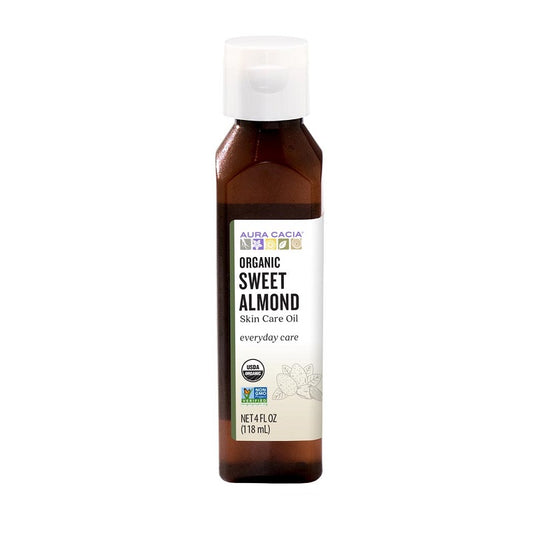 Almond Oil Sweet Organic 4oz by Aura Cacia