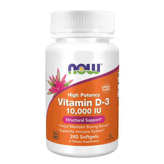Vitamin D-3 10,000 IU 240sg by Now