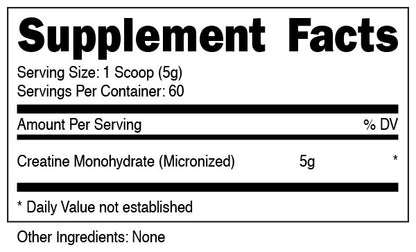 Creatine Monohydrate 300g by DAS Labs