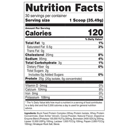 Buck Feed All Natural Chocolate by DAS Labs