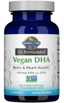 Vegan DHA Softgels by Garden of Life