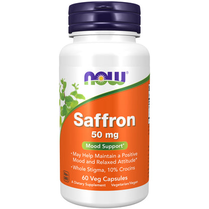 Saffron 50mg 60VegCaps by Now