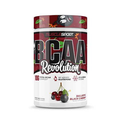 BCAA Revolution Ballistic Black Cherry by MuscleSport