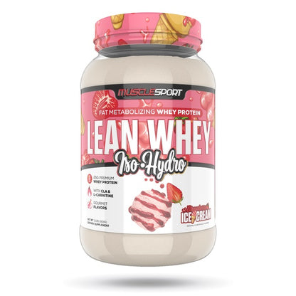 Lean Whey Strawberry Ice Cream by MuscleSport