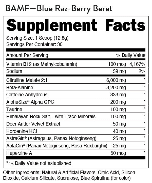 BAMF Blue Raz-Berry Beret by DAS Labs