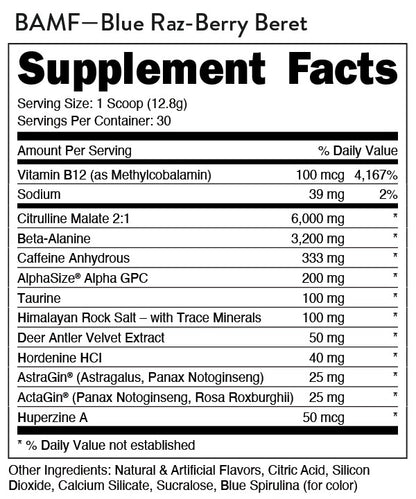 BAMF Blue Raz-Berry Beret by DAS Labs