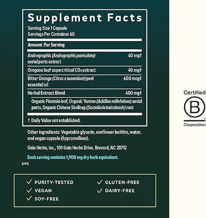 Sinus And Lung Supreme Liquid Caps by Gaia Herbs