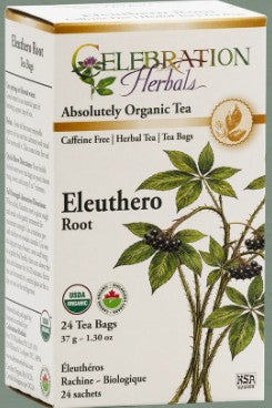 Eleuthero Root Tea Bags by Celebration Herbals