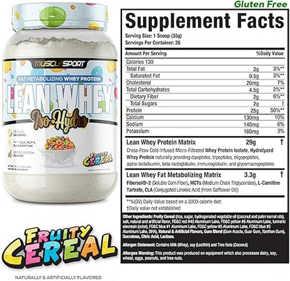 Lean Whey Protein Fruity Cereal by Muscle Sport