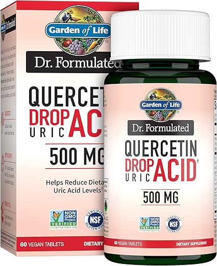 Quercetin Drop Uric Acid Tablets by Garden of Life