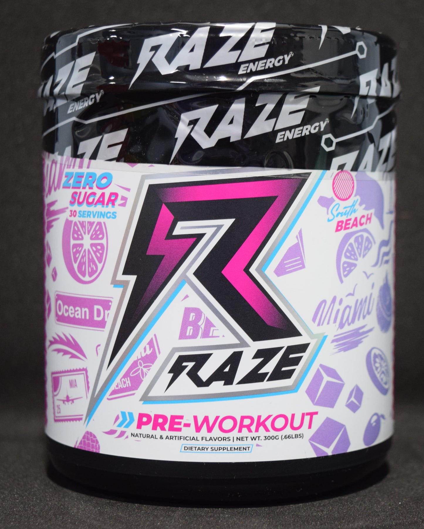 Raze Preworkout South Beach 30svg Raze Preworkout South Beach 30svg
