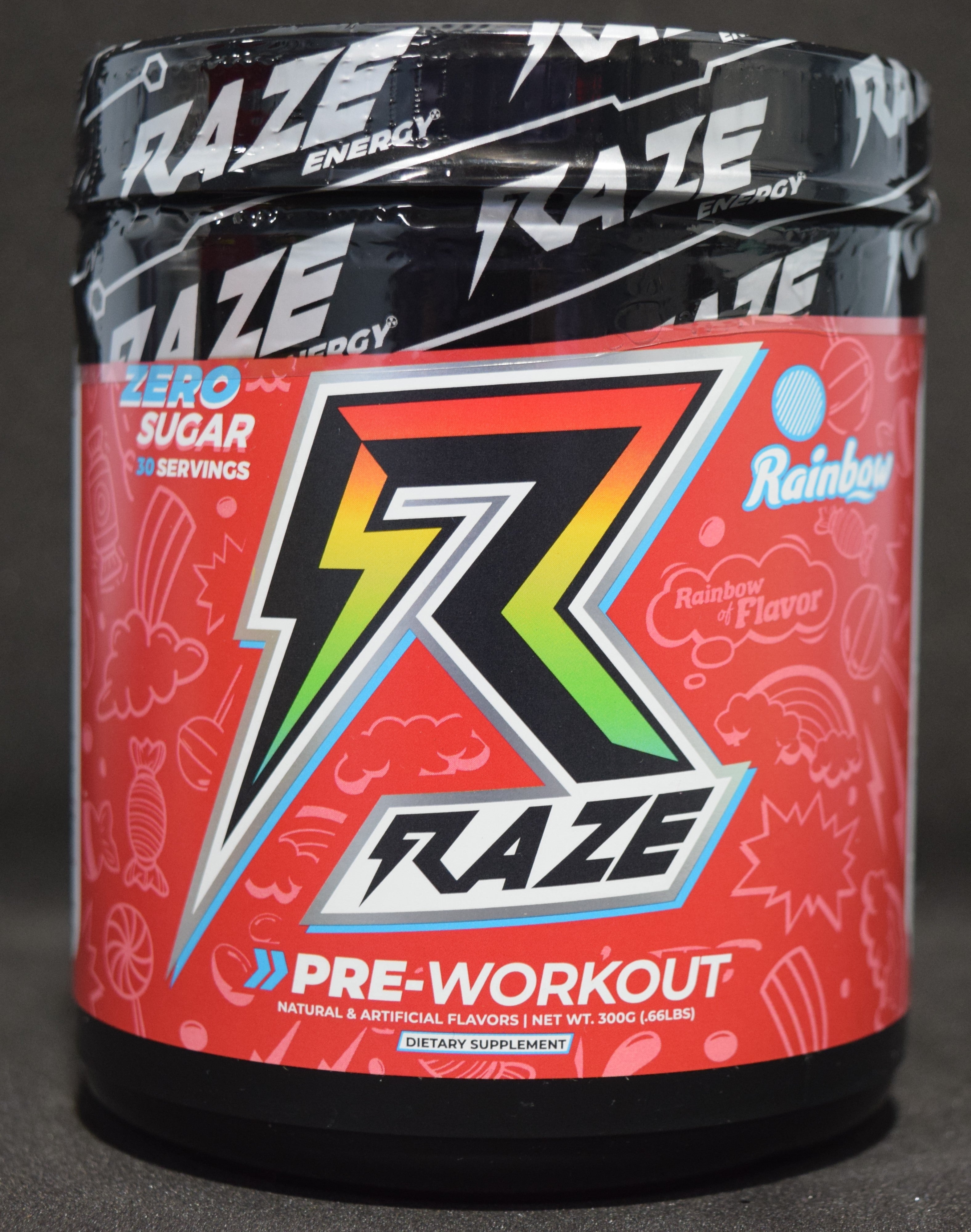 Raze Preworkout Rainbow 30 svg – Wholesale Nutrition
