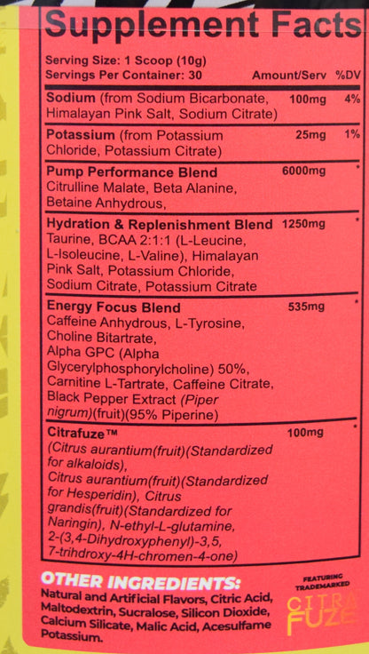 Raze Preworkout Galaxy Burst 30 svg