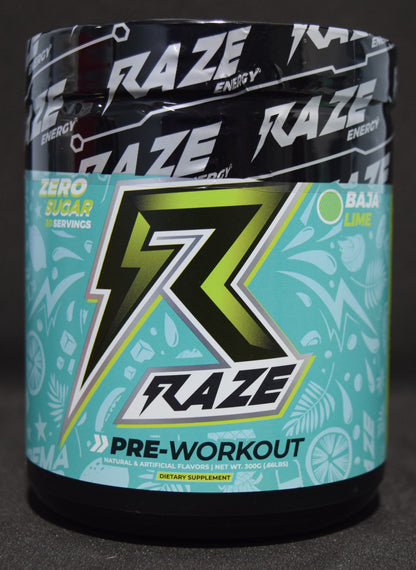 Raze Preworkout Baja Lime 30 svg