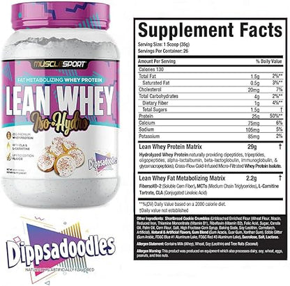 Lean Whey Protein Dipsadoodles by Muscle Sport