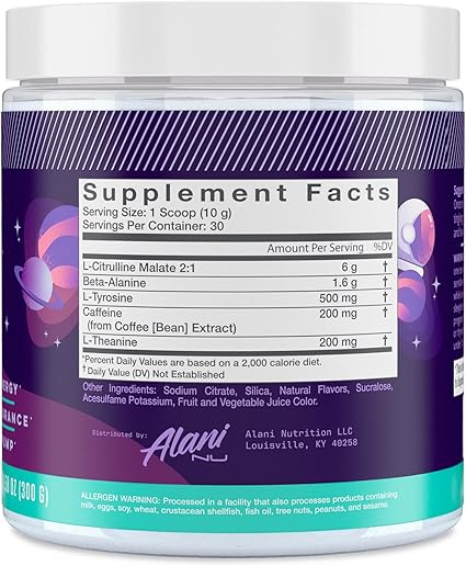 Alani Preworkout Cosmic Stardust by Alani Nu