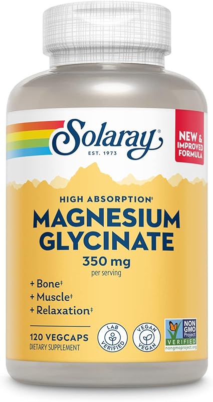 Magnesium Glycinate Capsules by Solaray