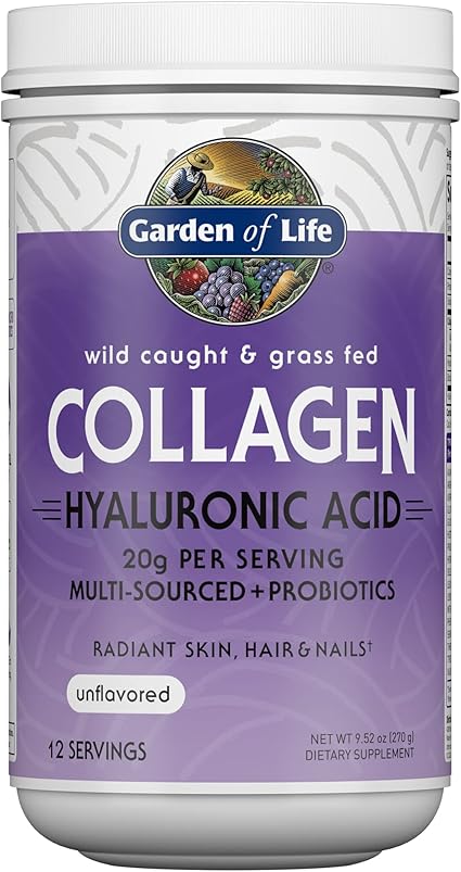 Collagen with Hyaluronic Acid Powder by Garden of Life