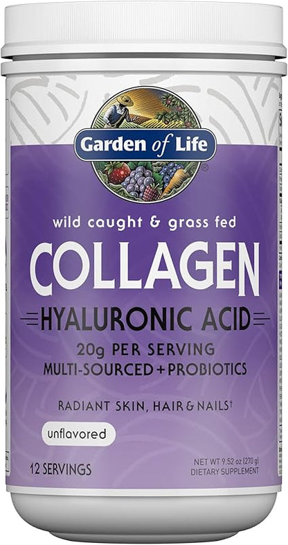 Collagen with Hyaluronic Acid Powder by Garden of Life