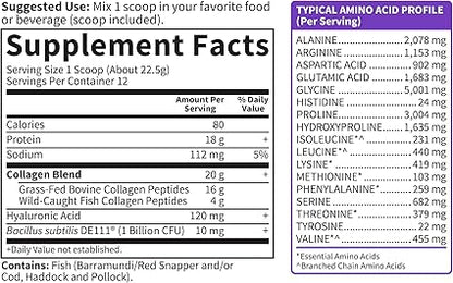 Collagen with Hyaluronic Acid Powder by Garden of Life