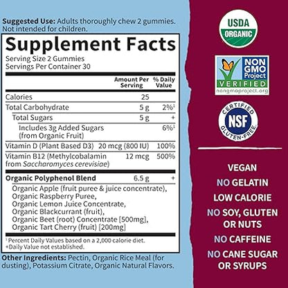 Beets Raspberry Gummies by Garden of Life