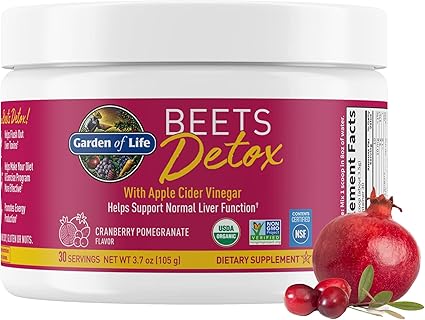 Beets Detox Cranberry Pomegranate Powder by Garden of Life