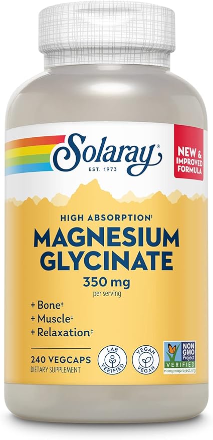 Magnesium Glycinate Capsules by Solaray