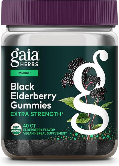 Extra Strength Elderbery Gummies by Gaia Herbs