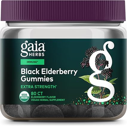 Extra Strength Elderberry Gummies by Gaia Herbs