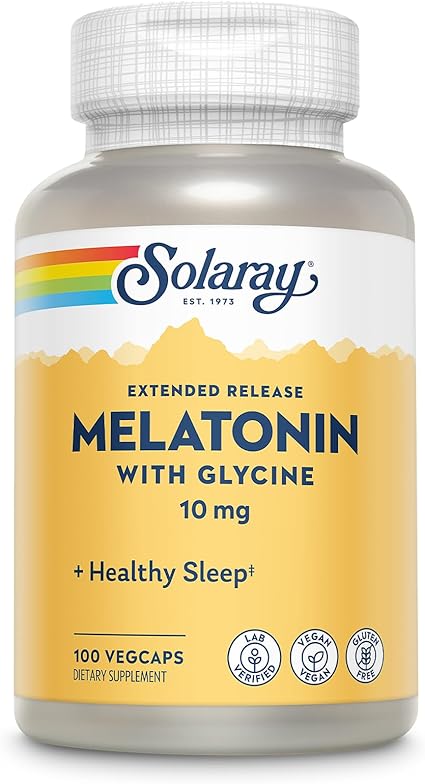 ER Melatonin with Glycine Capsules by Solaray