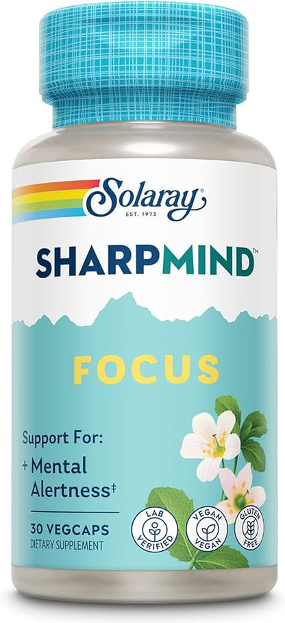 Sharpmind Focus Formula Capsules by Solaray