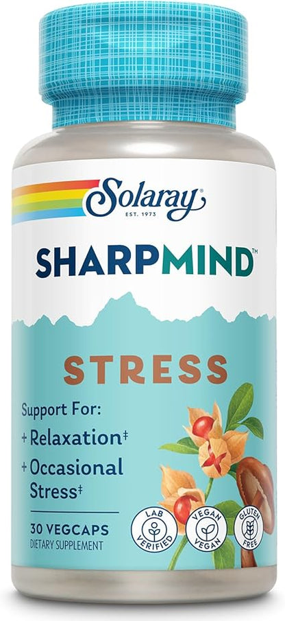 Sharpmind Stress Formula Capsules by Solaray