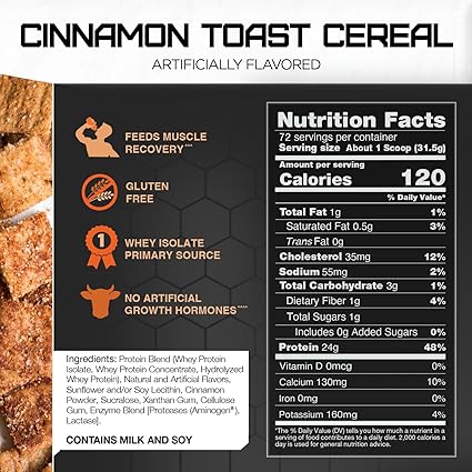 Rival Whey Cinnamon Toast by Rivalus